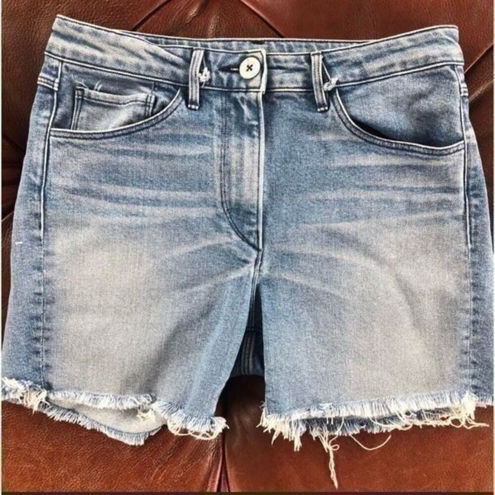 3x1 Jean Shorts Raw Hem 4" Inseam 25